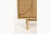 Miniature Beige wooden sideboard Groove 5