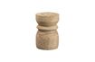 Miniature Beige wooden stool Bikkel 1