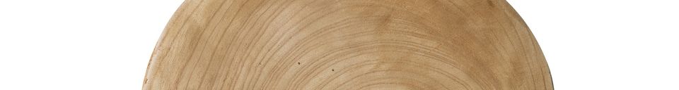 Material Details Beige wooden stool Bink
