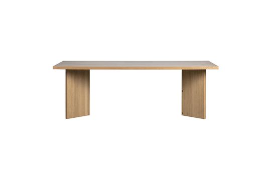 Beige wooden table Angle Clipped