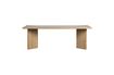 Miniature Beige wooden table Angle 1