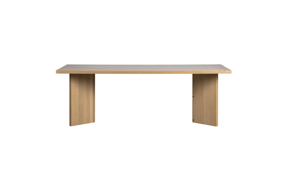 Beige wooden table Angle Vtwonen