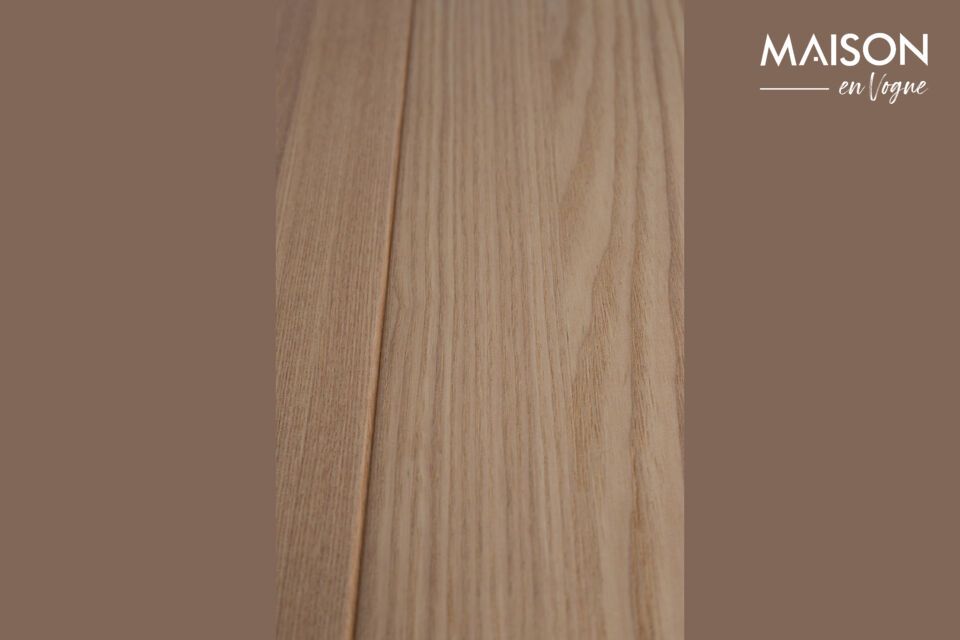 Beige wooden table Storm 220X90 - 4