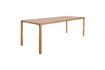 Miniature Beige wooden table Storm 220X90 13