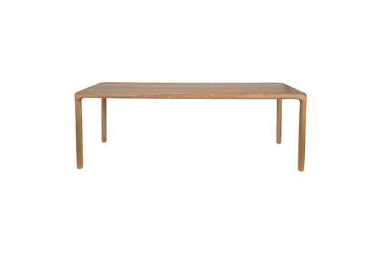 Beige wooden table Storm 220X90 Clipped
