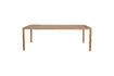 Miniature Beige wooden table Storm 220X90 11
