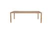 Miniature Beige wooden table Storm 220X90 11