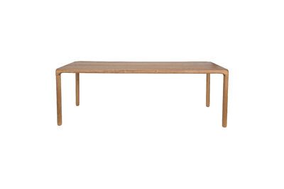 Beige wooden table Storm 220X90