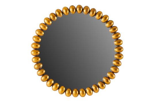 Beni gold metal mirror
