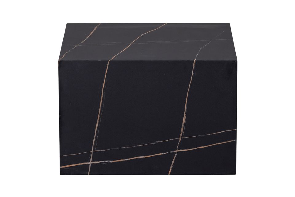 Benji black marble look coffee table Woood