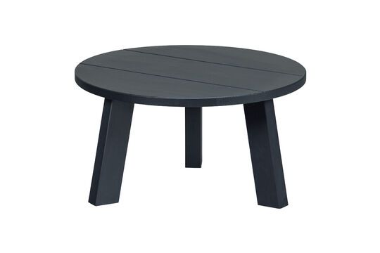 Benson black wood side table Clipped