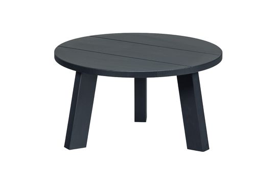 Benson black wood side table