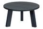 Miniature Benson black wood side table Clipped
