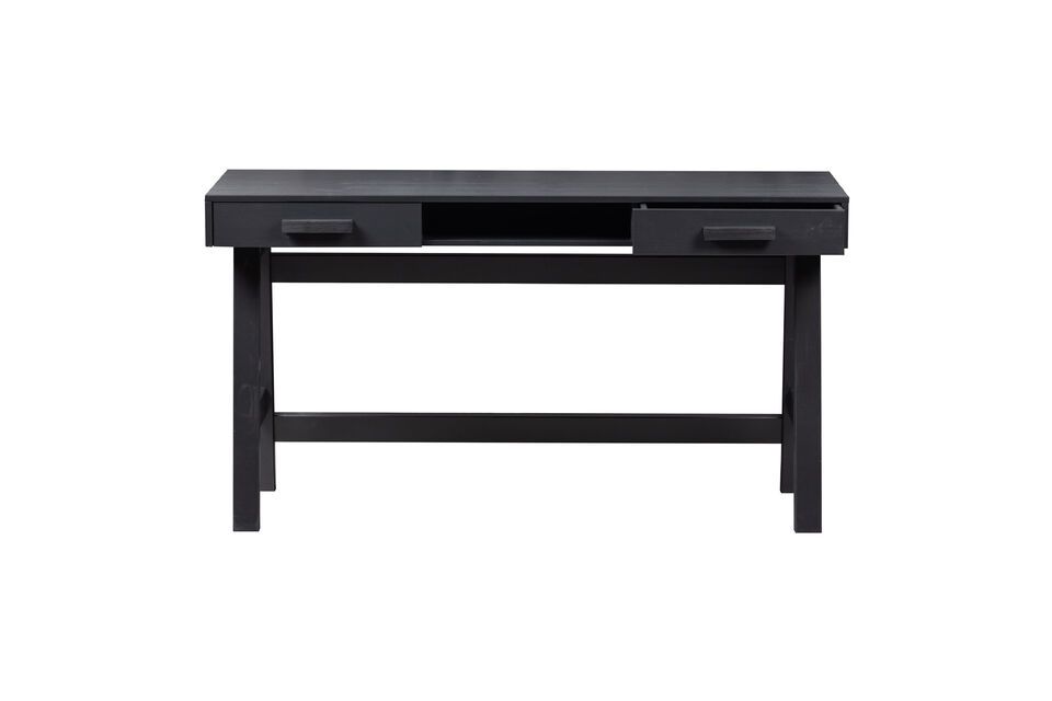 The desk is designed to fit your environment and can be easily combined with other pieces in the