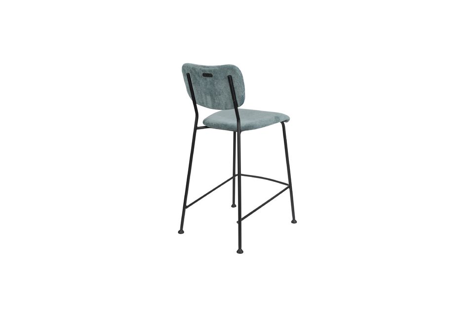 Benson Counter Stool Grey Blue - 7