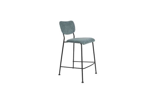 Benson Counter Stool Grey Blue Clipped