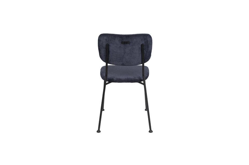 Benson dark blue chair - 6