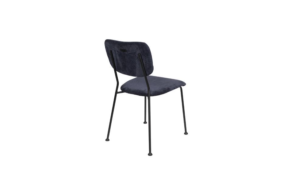 Benson dark blue chair - 7