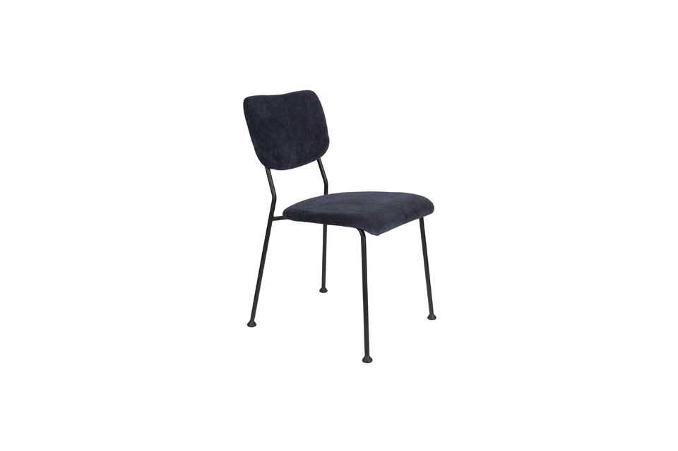 Benson dark blue chair Zuiver