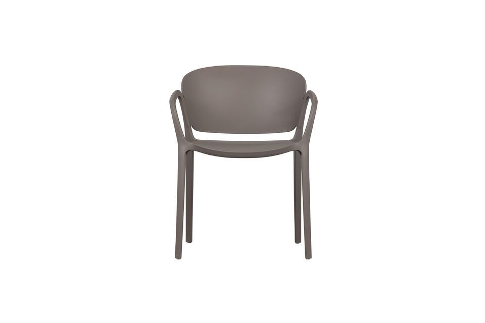 Stackable and easy to store, the Bent chair is also very practical