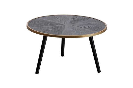 Binck black wooden side table