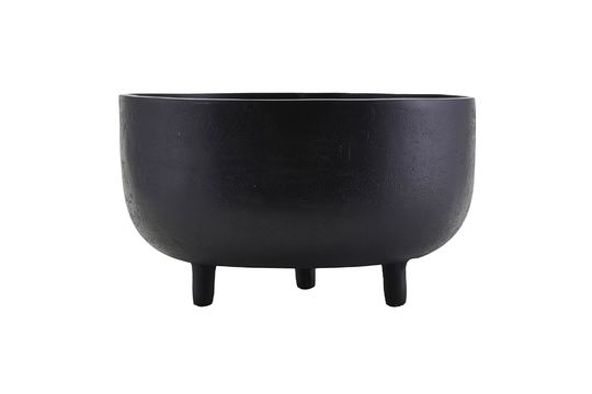 Black aluminum planter Jela Clipped