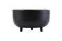 Miniature Black aluminum planter Jela Clipped