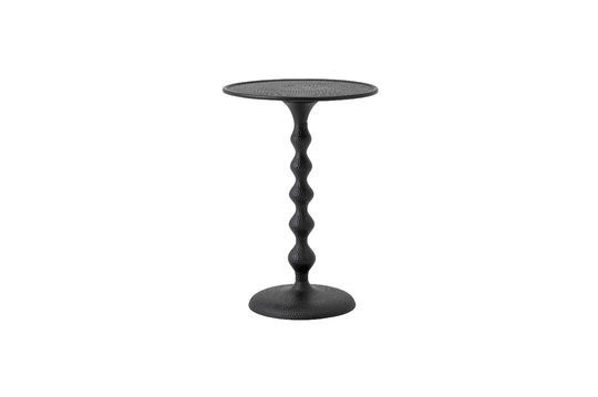 Black aluminum side table Anka Clipped