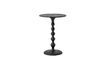 Miniature Black aluminum side table Anka 1