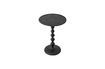 Miniature Black aluminum side table Anka 6