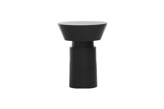 Black aluminum side table Nanded Clipped