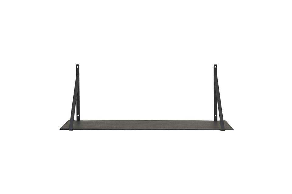 Black aluminum wall shelf Lemmy House Doctor