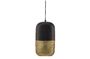 Miniature Black and gold metal hanging lamp Tirsa Clipped