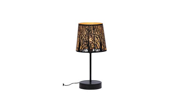 Black and gold metal lamp Keto Clipped
