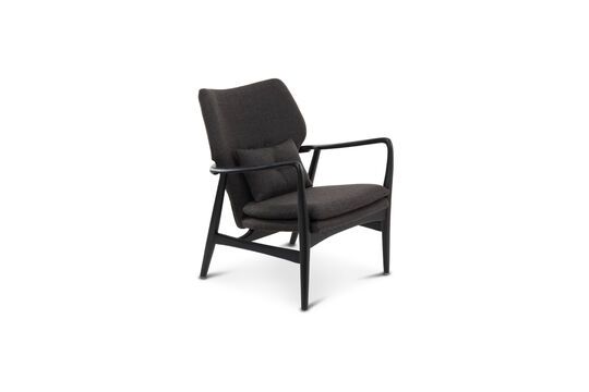 Black ash wood armchair Peggy