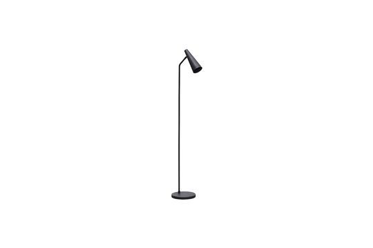 Black brass floor lamp Precise Clipped