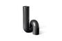 Miniature Black ceramic vase Yourtube Clipped