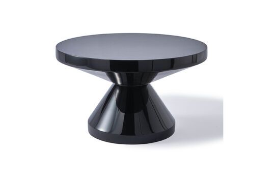 Black coffee table Zig Zag Clipped