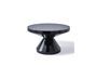 Miniature Black coffee table Zig Zag Clipped