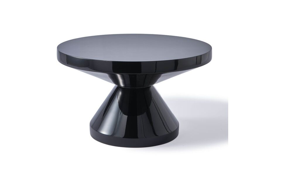 Black coffee table Zig Zag Pols Potten