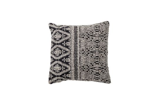 Black cotton cushion Kuno