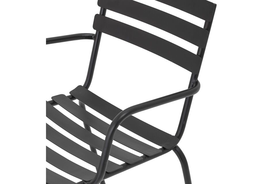 Black dining chair Monsi - 8