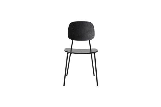 Black dining chair Monza Clipped