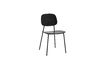 Miniature Black dining chair Monza 6