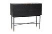 Miniature Black eucalyptus wood chest of drawers Norm 1