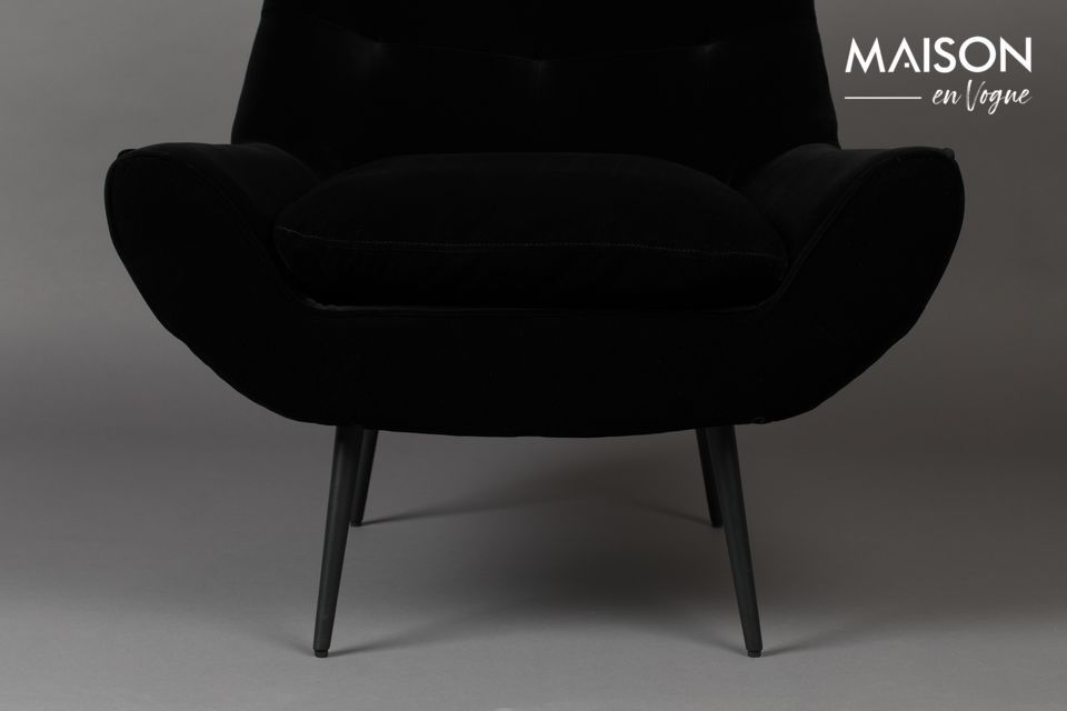 Black Glodis Armchair - 3