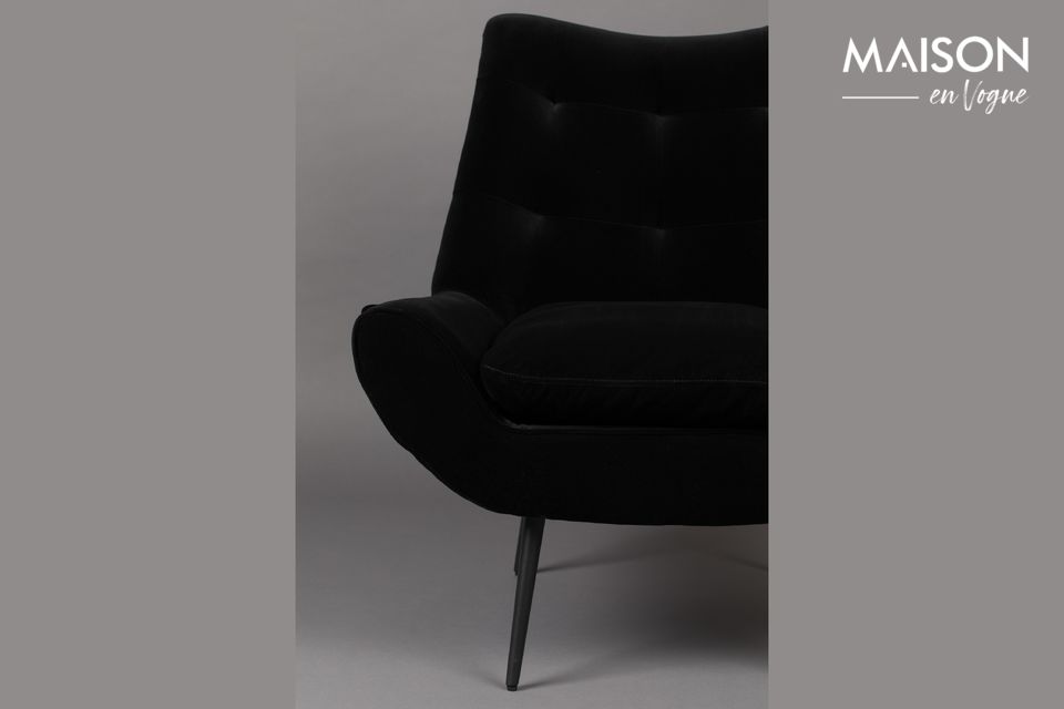 Black Glodis Armchair - 7