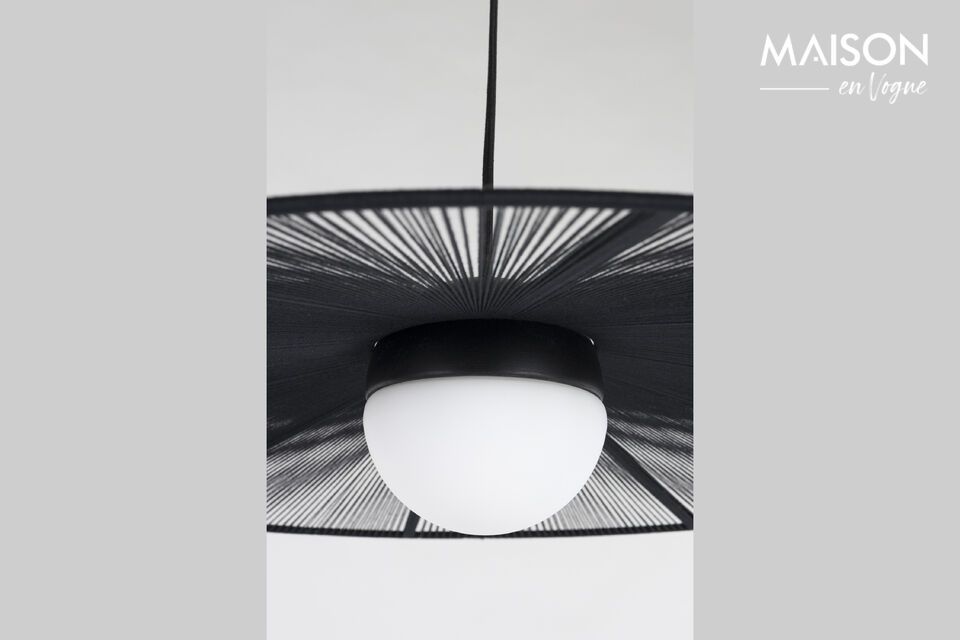 Black iron floor lamp Belle - 7