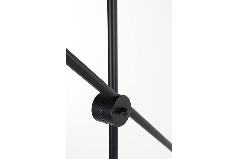 Black iron floor lamp Belle - 8