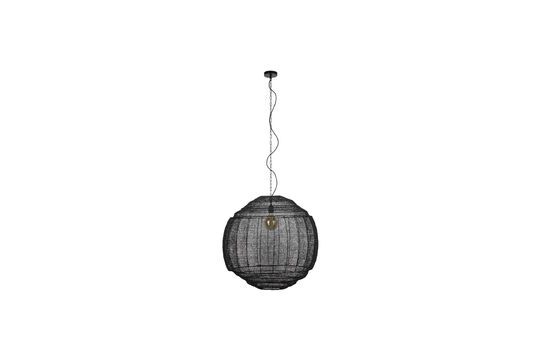 Black iron hanging lamp Meezam